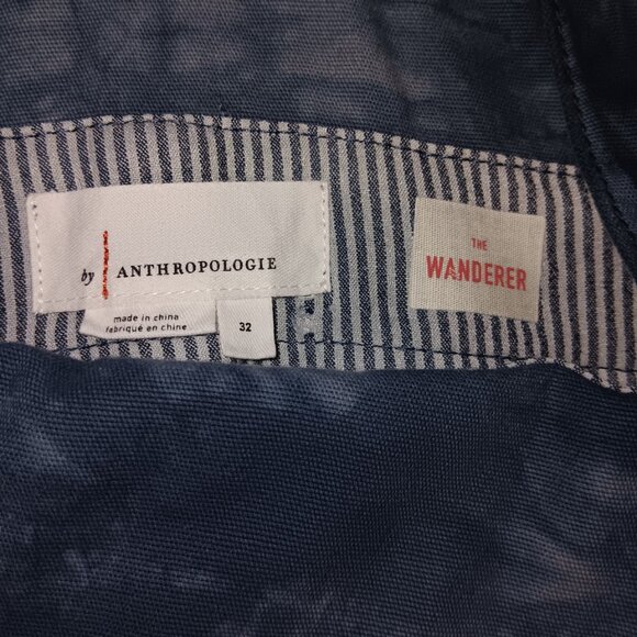 ANTHROPOLOGIE THE WANDERER RELAXED OVERALLS TIE DYE SIZE 32 - Picture 5 of 14
